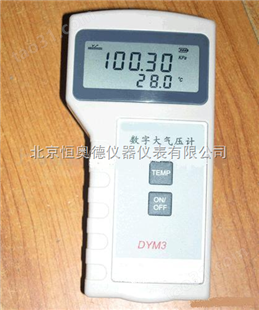 便携式气压计/数显气压计60～106KPa 精度：0.5%KPa型号:BJW-DYM3-01