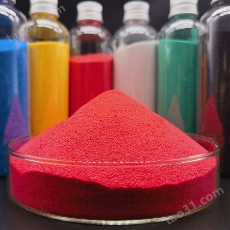 聚脲美缝剂轻质彩砂填料 低吸油韧性强树脂砂